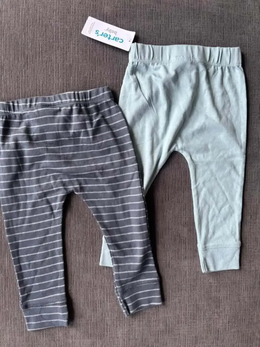NWT 2-pack Carter's Baby pull on Jogger Pants 12 months